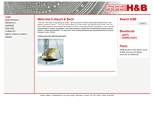 Tablet Screenshot of haubac.com